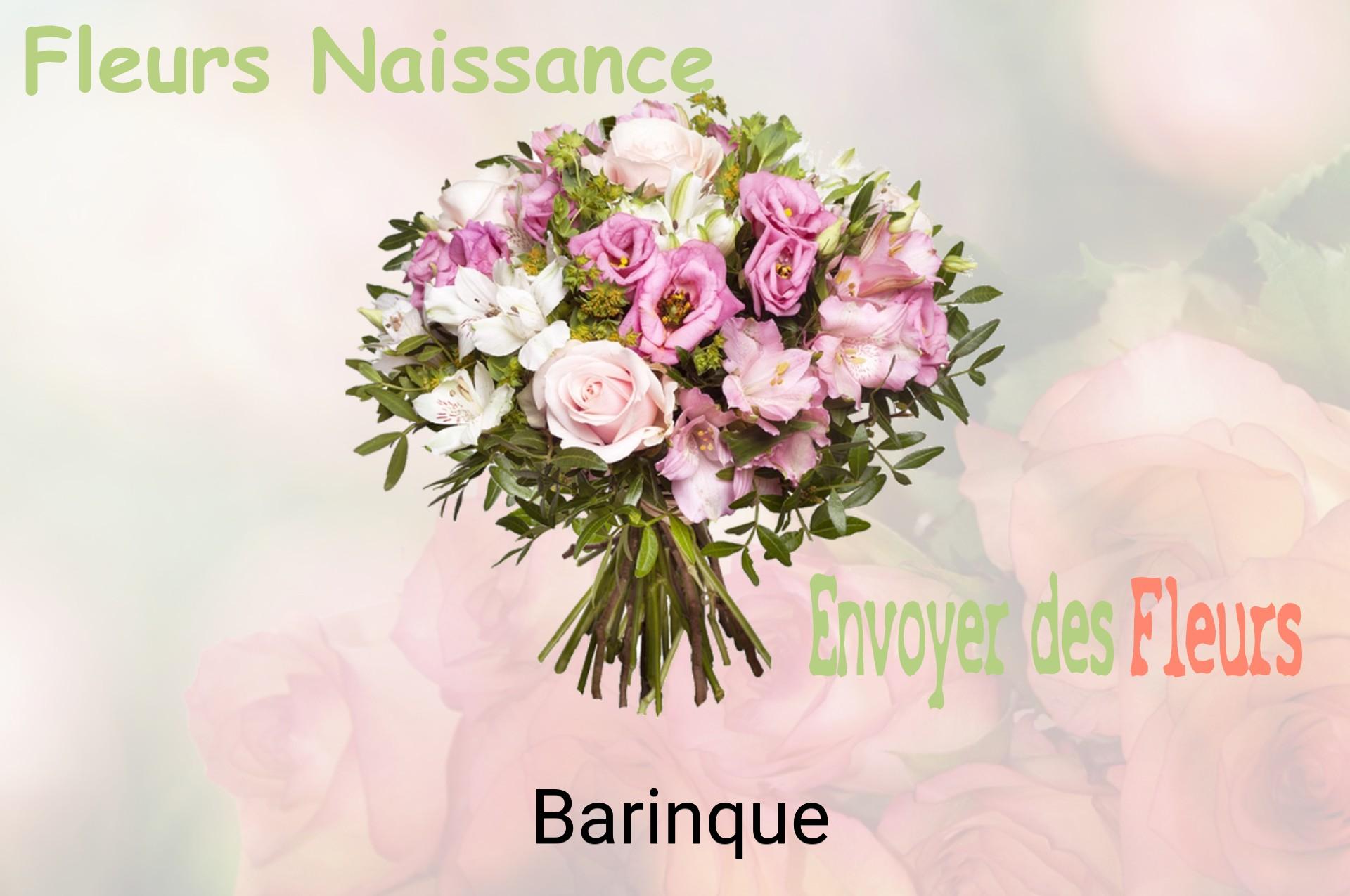 Bouquet de fleurs de naissance livré à Barinque